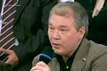 Л.И.Калашников принял участие в программе "Время покажет" на Первом телеканале