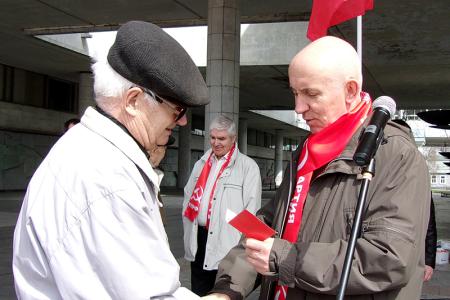 Первомайские торжества на родине Ленина