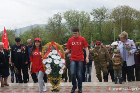 Автопробег КПРФ «Эстафета памяти в Северной Осетии» во Владикавказе