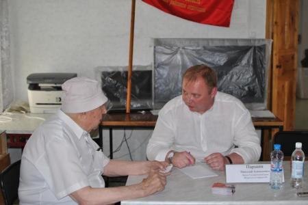 Волгоградская область. Депутат Госдумы Николай Паршин встретился с избирателями Даниловского района