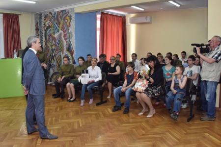 Г.А. Зюганов посетил московский детский дом №12