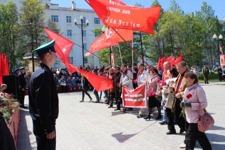 Коммунисты Магадана почтили погибших советских людей в День памяти и скорби