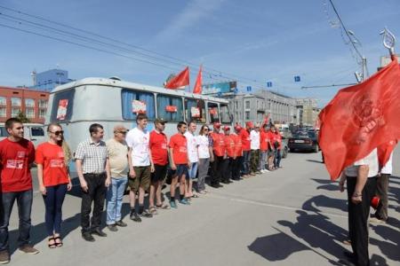 В Новосибирске стартовал автопробег в память погибших в Великой Отечественной войне героев