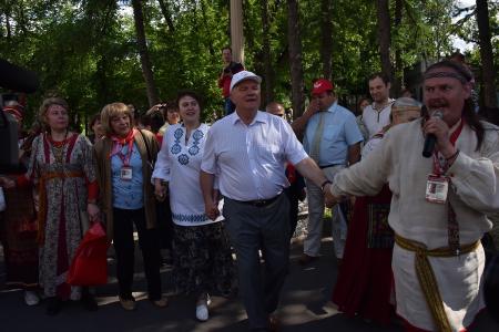 Г.А. Зюганов принял участие в праздновании Дня русского языка в Москве