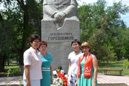 Республика Калмыкия. Коммунисты организовали мероприятие в честь 70-летия Парада Победы