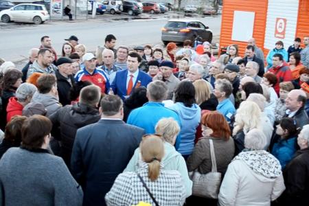 Тула. О.А. Лебедев продолжает проводить регулярные массовые встречи с жителями области