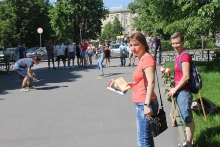 Кемеровская область. Коммунисты и комсомольцы отметили День Русского языка