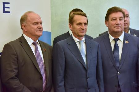 Г.А. Зюганов выступил на открытии выставки «Парламентские страницы»