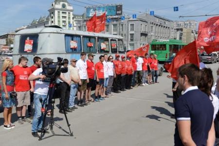В Новосибирске стартовал автопробег в память погибших в Великой Отечественной войне героев