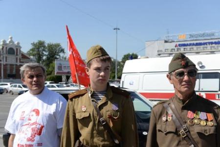 В Новосибирске стартовал автопробег в память погибших в Великой Отечественной войне героев
