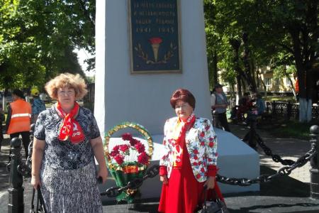 Кемеровская область. Коммунисты поклонились памяти павших