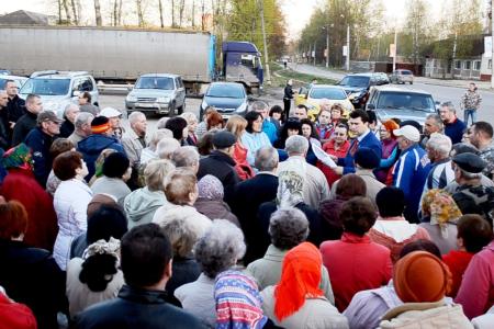Тула. О.А. Лебедев продолжает проводить регулярные массовые встречи с жителями области