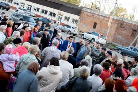 Тула. О.А. Лебедев продолжает проводить регулярные массовые встречи с жителями области
