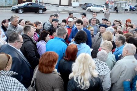 Тула. О.А. Лебедев продолжает проводить регулярные массовые встречи с жителями области