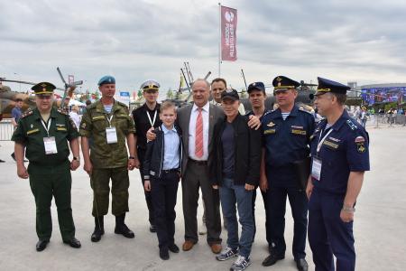 Г.А. Зюганов посетил Международный военно-технический форум «Армия-2015»