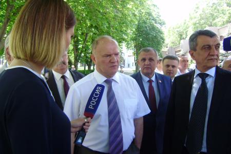 Г.А. Зюганов посетил Город-Герой Севастополь