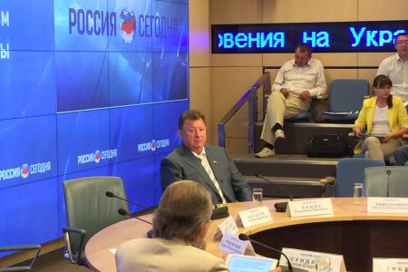 В.И. Кашин принял участие в пресс-конференции на тему экологии