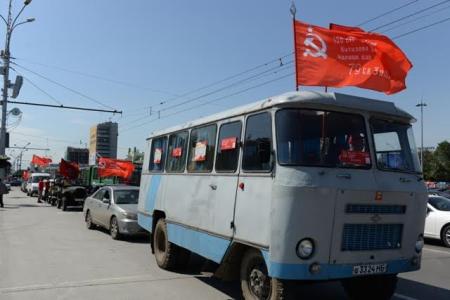 В Новосибирске стартовал автопробег в память погибших в Великой Отечественной войне героев