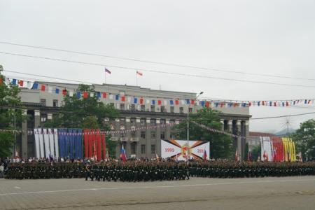 Коммунисты Северной Осетии поздравляют солдат и офицеров с 20-летним юбилеем 58-ой общевойсковой армии
