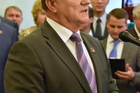 Г.А. Зюганов выступил на открытии выставки «Парламентские страницы»