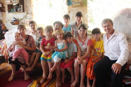 Саратовская область. О.Н. Алимова побывала в гостях у многодетной семьи Павлушкиных