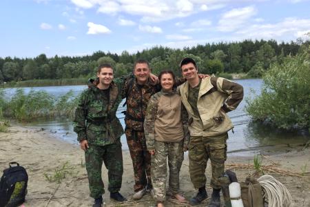 По местам боевых сражений. В честь годовщины Прохоровского сражения комсомольцы Белгородской области провели двухдневный  полевой выход 