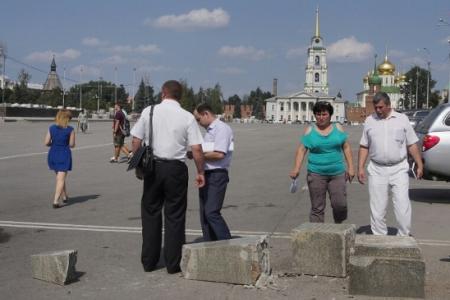 По требованию коммунистов в Туле восстановлен памятник Героям боевой дружины РСДРП, сражавшимся с черносотенцами в 1905 году