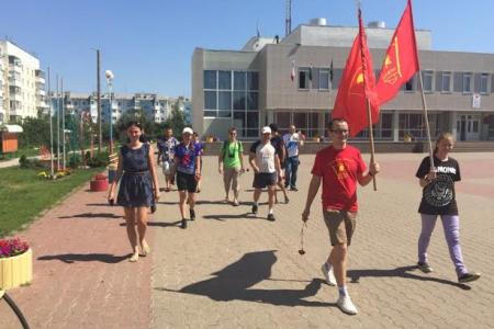 Комсомольцы и молодые коммунисты Белгородского района провели велопробег в честь освобождения посёлка от немецко-фашистких захватчиков