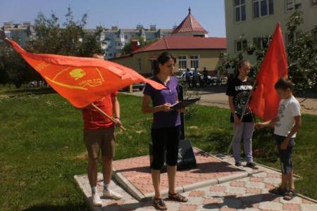 Комсомольцы и молодые коммунисты Белгородского района провели велопробег в честь освобождения посёлка от немецко-фашистких захватчиков