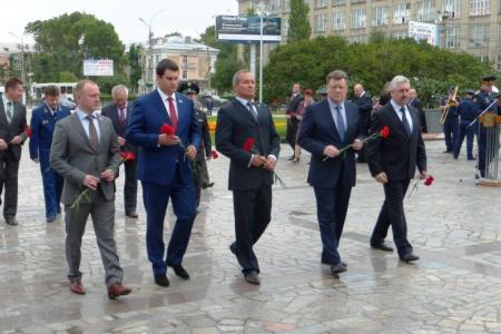 Секретарь Тульского обкома КПРФ Алексей Лебедев принял участие в торжественной церемонии вручения знамени областному управлению Федеральной службы исполнения наказаний 