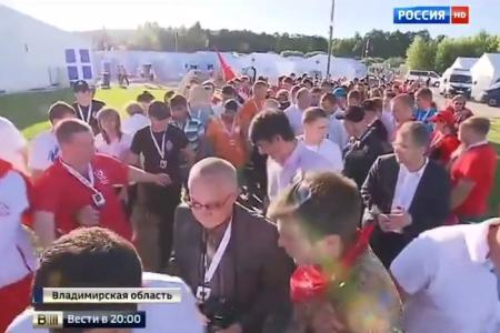 Репортаж на телеканале "Россия" в программе "Вести" о поездке Г.А. Зюганова во Владимирскую область