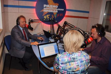 С.П. Обухов для челябинских радиослушателей и журналистов рассказал о работе фракции КПРФ в Госдуме