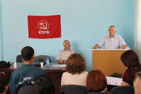 Кемеровская область. Кандидат на должность губернатора Кузбасса от КПРФ Виктор Шаламанов провел встречу с избирателями в Крапивинском районе