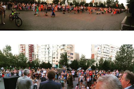 Акция протеста в Краснодаре: Массовый пикет, встреча с депутатами Госдумы у мэрии и передача трех огромных обращений избирателей, митинг-концерт в Юбилейном