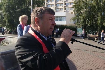 Антинародное правительство - в отставку! Массовый митинг в Красноярске