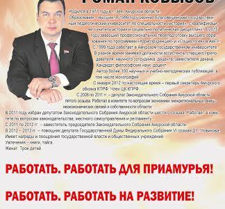 Амурская область. Приоритеты программы Романа Кобызова