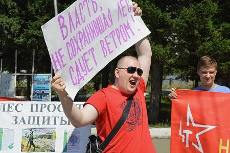 Защитим алтайский лес от варварских рубок! В 10 городах, 38 райцентрах, десятках малых сел края прошли протестные акции