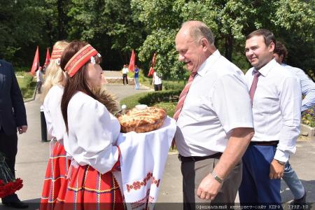 «Здесь был сломан хребет фашистскому зверю». Г.А. Зюганов посетил с рабочим визитом город Орел