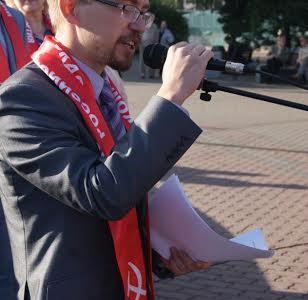 Антинародное правительство - в отставку! Массовый митинг в Красноярске