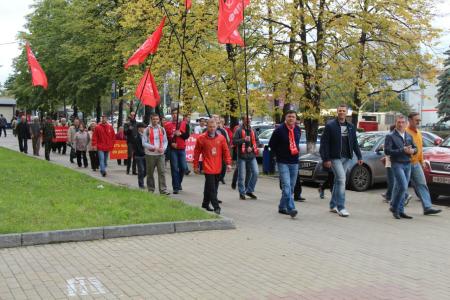 В Челябинске прошла демонстрация против социально-экономического курса Правительства РФ
