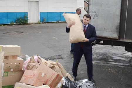 Тульский обком партии отправил очередную гуманитарную помощь в Новороссию