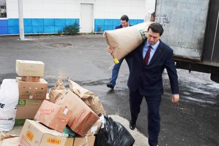Тульский обком партии отправил очередную гуманитарную помощь в Новороссию