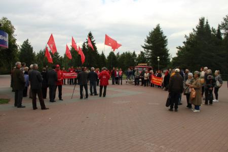 В Челябинске прошла демонстрация против социально-экономического курса Правительства РФ