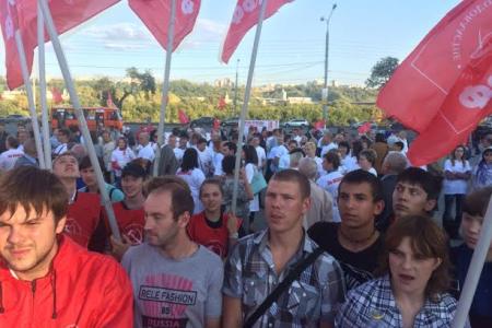 Интернет-издание «Ридус» осветило многотысячный митинг избирателей КПРФ против судебного произвола в Нижнем Новгороде