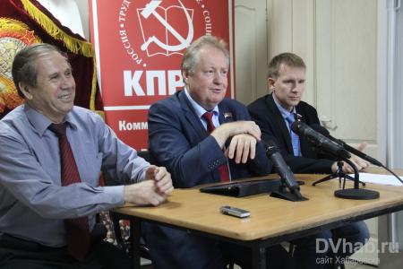 "Еврейскую автономную область нужно спасать от «кабального договора» с Минфином". Завершилась пресс-конференция С.П. Обухова и К.А. Лазарева в Биробиджане
