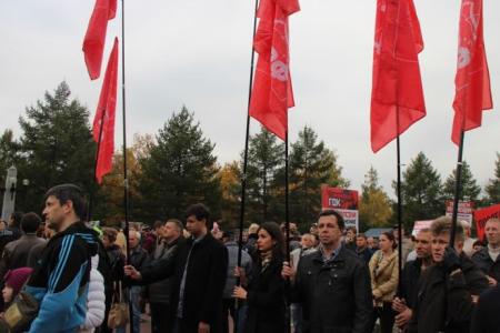 Челябинские коммунисты присоединились к митингу протеста против строительства Томинского ГОКа