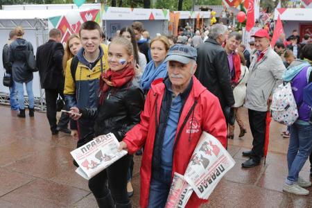 «Правда» и «Правда Москвы» на Фестивале столичной прессы в Москве