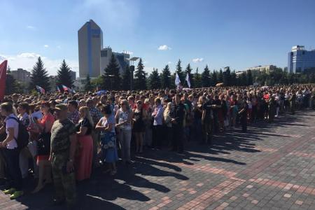 Депутат-коммунист В.И. Бессонов принял участие в мероприятиях в Донецке, посвященных Дню освобождения Донбасса от немецко-фашистских захватчиков