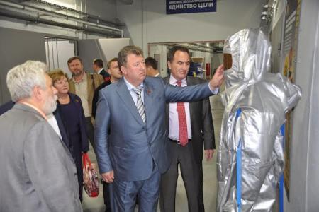В.И. Кашин в Подольске посетил Сынковский завод специального пожарно-технического оборудования