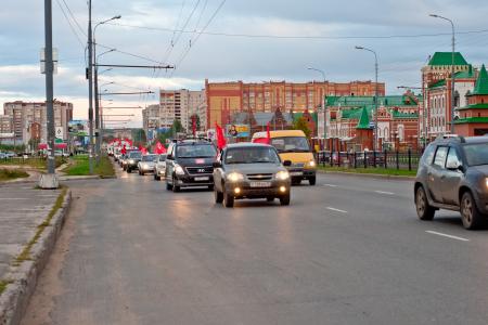 Коммунисты проводят агитпробег по Марий Эл